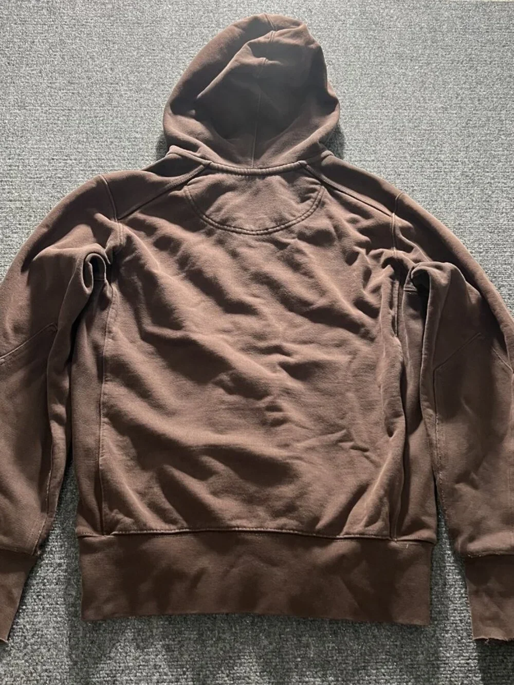 American Giant Full Zip Hoodie Mens Brown Hooded Sweatshirt